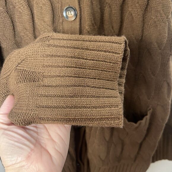 Men’s Cardigan Sweater XL Grandpa Fall Cozy Casual Button Front Pockets Preppy - Picture 7 of 10